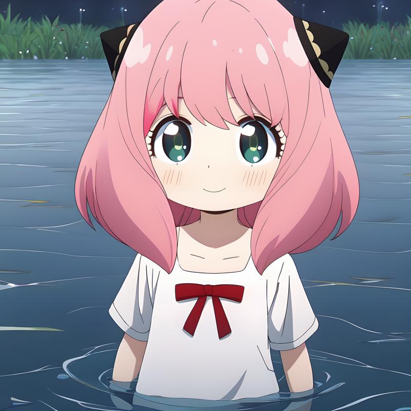 00002-4249346283-detailed anime style,a cute girl standing in water,with pink hair,_lora_anya  (spy x family)_1_,.png